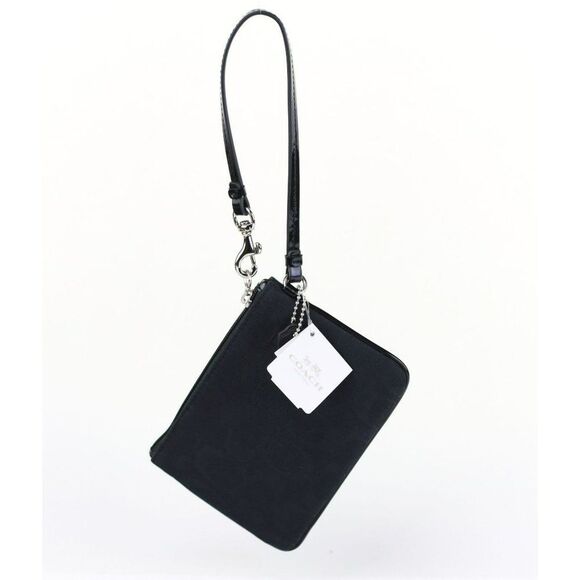 NWT Coach Parker Wristlet Wallet Case Black Signature - Picture 5 of 8